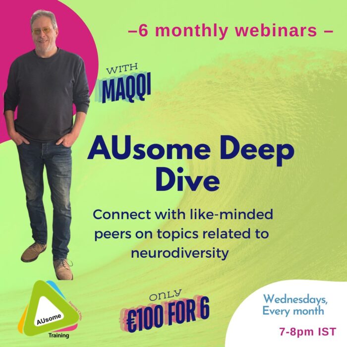 Deep dives- 6 monthly webinars on Neurodiversity