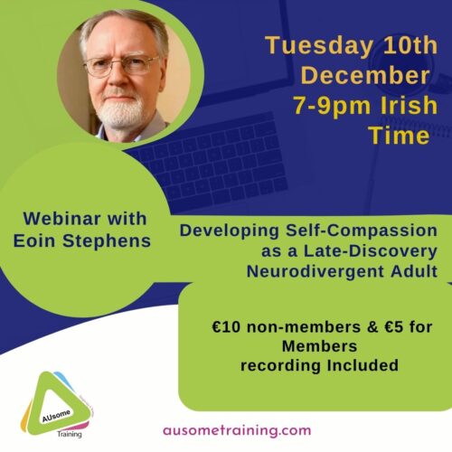 Developing Self-Compassion as a Late-Discovery Neurodivergent Adult webinar