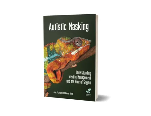 Autistic Masking book cover – Understanding identity management and stigma