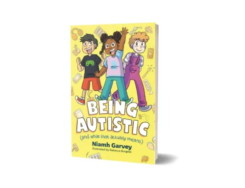 Being Autistic (And What That Actually Means) book cover — illustrated guide to autism